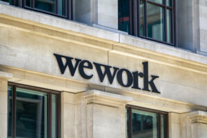 WeWork, sdílené kanceláře, krize, propad