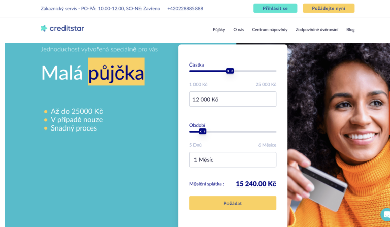 Creditstar.cz je významným poskytovatelem flexibilních finančních řešení, který uspokojuje širokou škálu úvěrových potřeb v České republice.