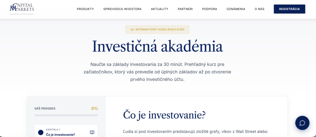 Investiční akademie - Tradeinfo.cz Investiční akademie