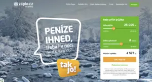 Zaplo na splátky – web