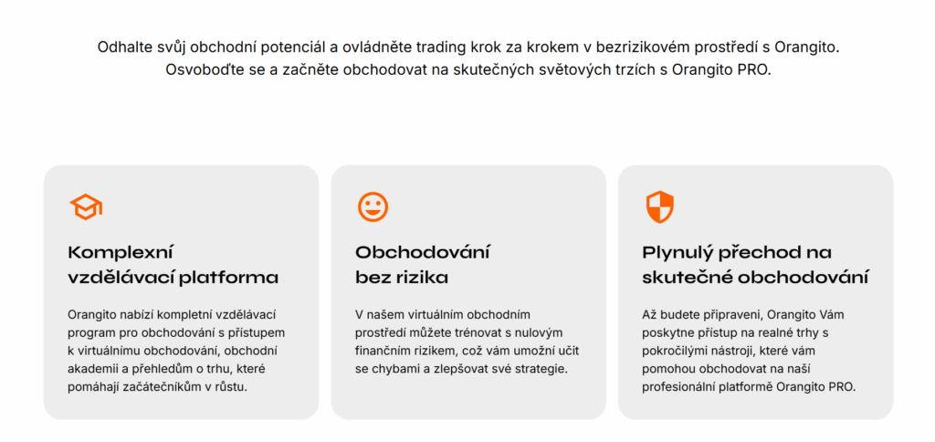 Orangito, investování 