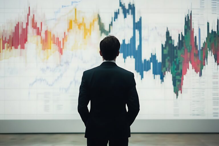 trader analyzing charts
