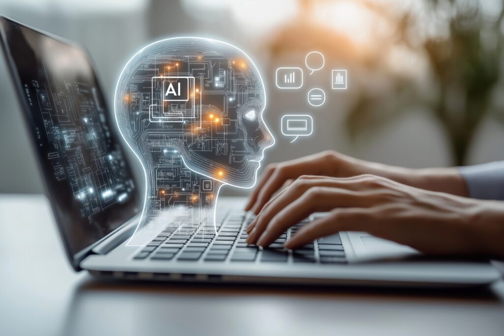 AI.jpeg - Tradeinfo.cz AI hlava pracuje za lidi Zdroj: Adobe Stock