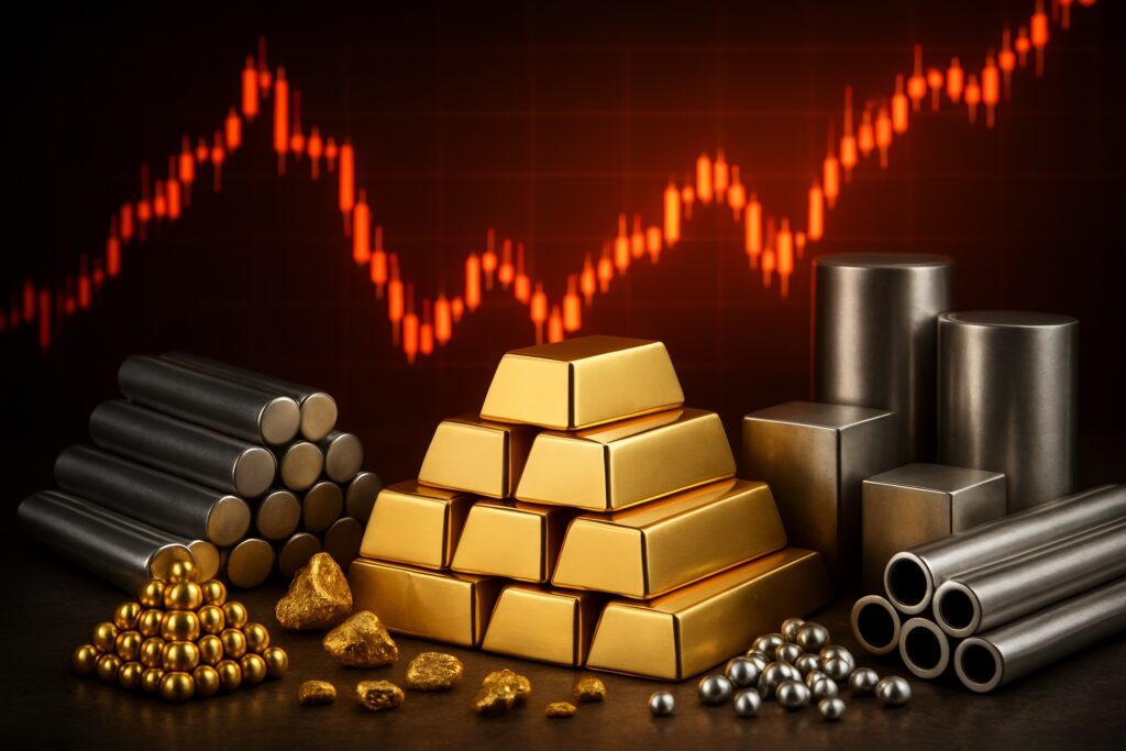 Obrázek komodit: Zlato