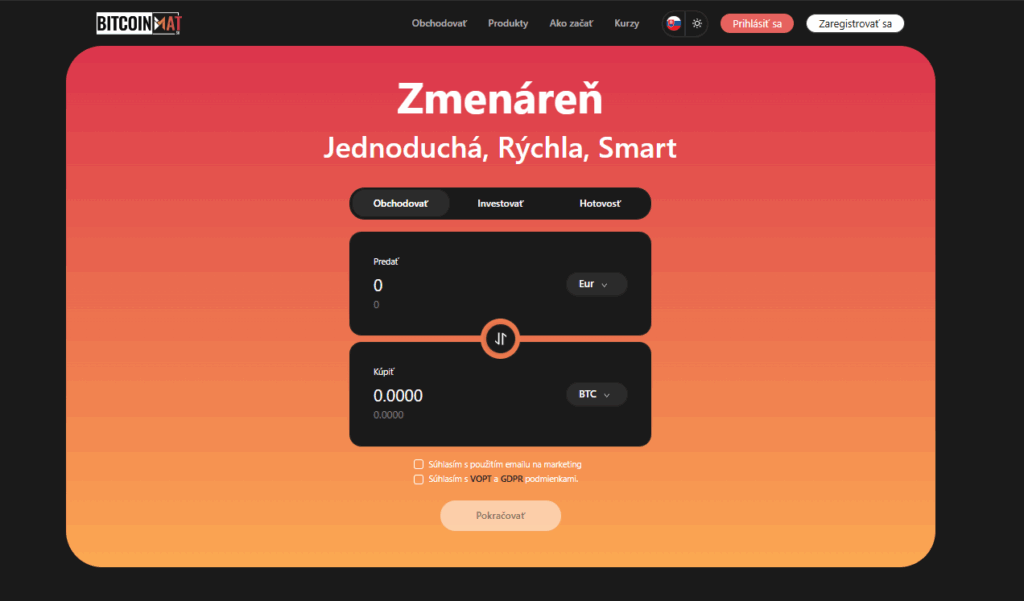 recenze Bitcoinmat.sk