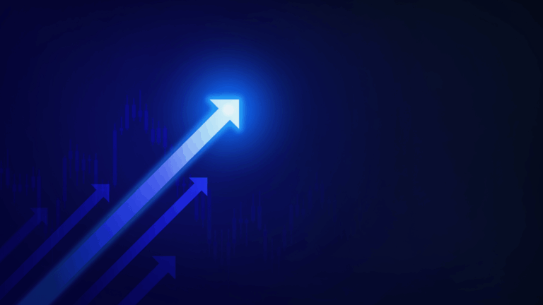 Růst - šipka nahoru. Zdroj fotky: Adobe Stock