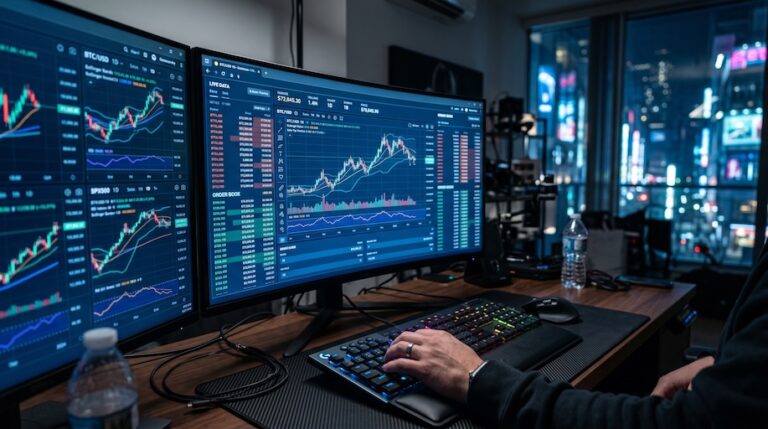 Investor, práce na počítači, grafy Zdroj fotky: Adobe Stokc