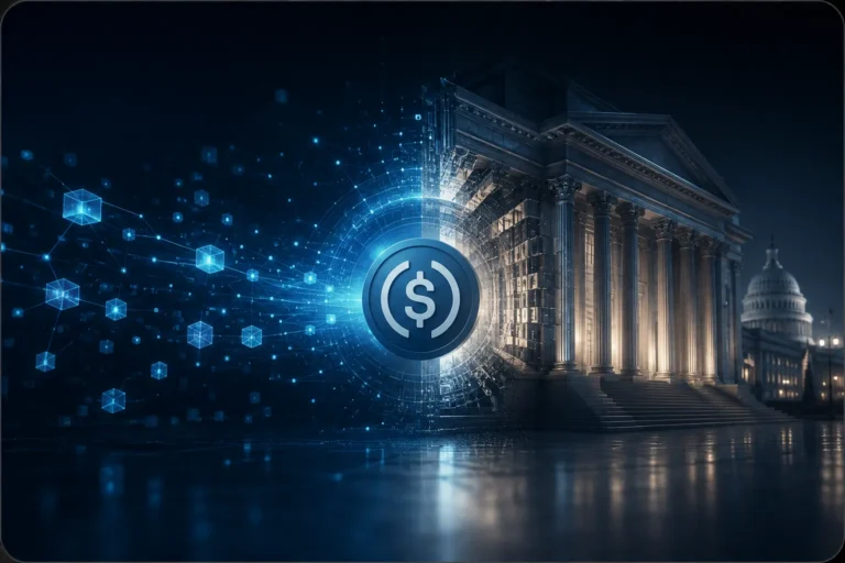 Circle má vlastní banku. Stablecoiny vstupují do nové éry. Zdroj: Generováno AI (ChatGPT)