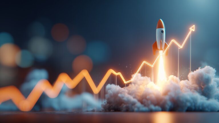 Raketa. Zdroj fotky: Generováno AI (Adobe Stock)